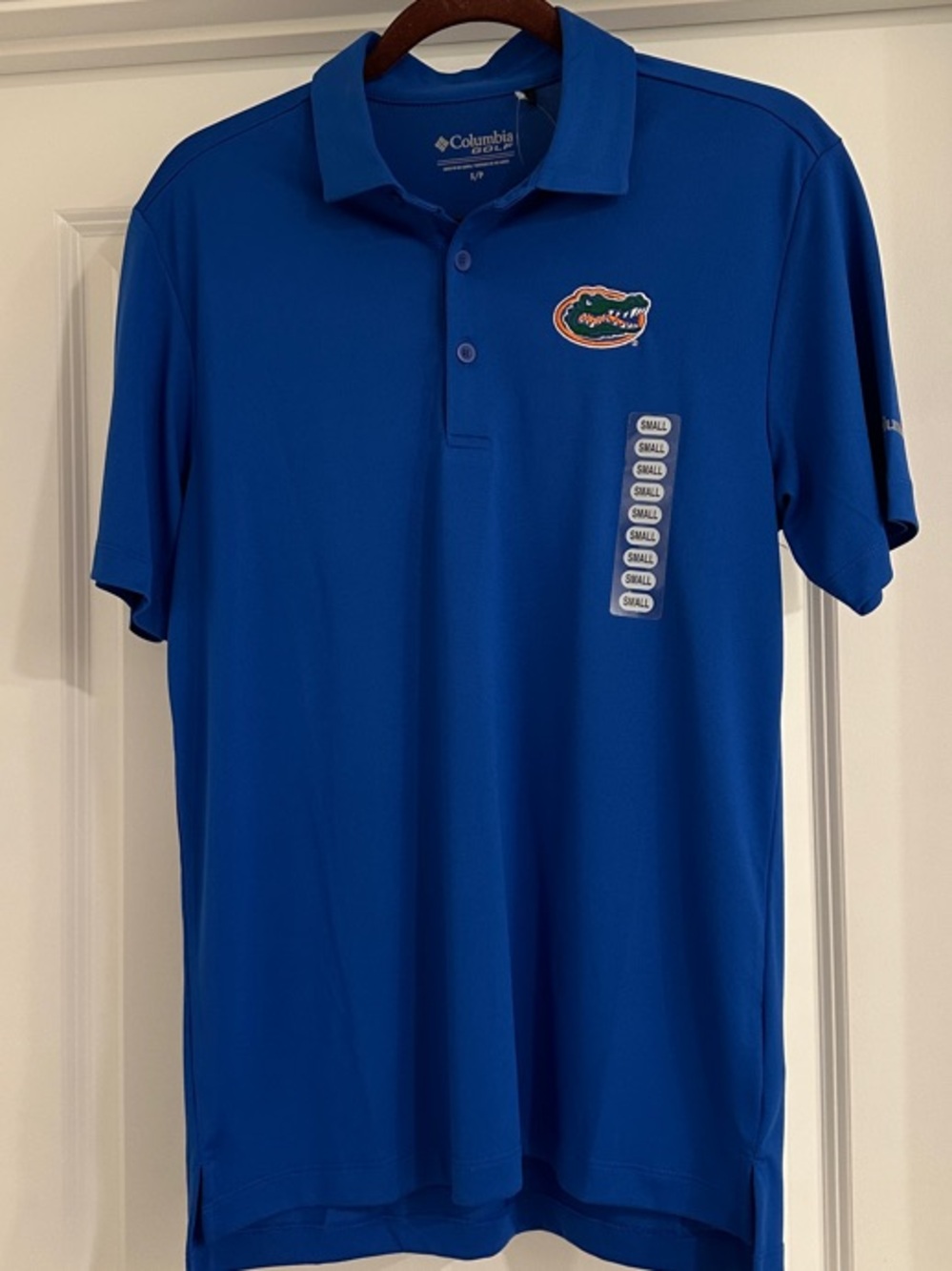 Columbia Men’s Royal Blue Polo with Gators Patch